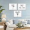 Stupell Industries Minimal Vintage Palm Tree Sketches 3pc Framed Giclee Set, design by Lettered and Lined